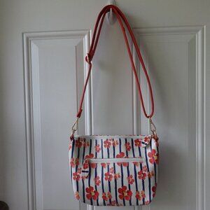 IM Love purse, man made materials spring summer colors, zip top adjustable strap